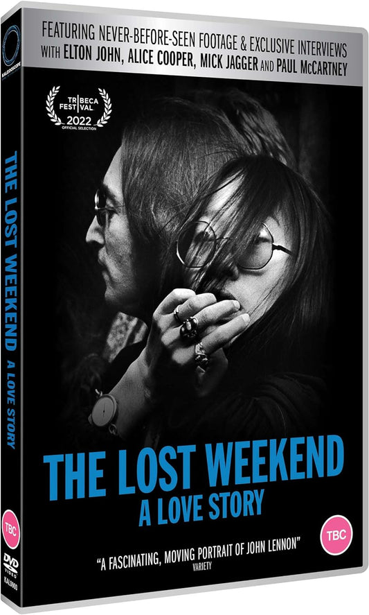 DVD cover for The Lost Weekend: A Love Story featuring John Lennon and May Pang.