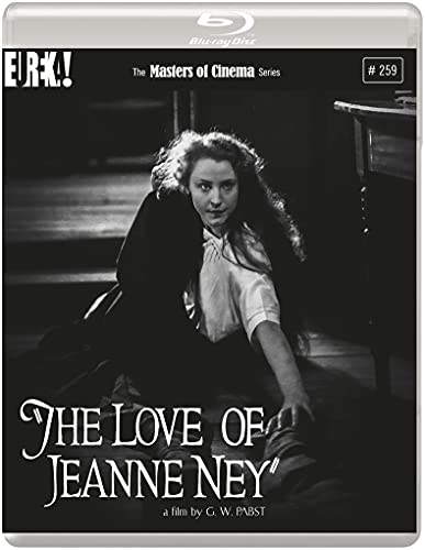 Black and white Blu-ray cover featuring a woman sitting on the floor.