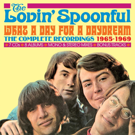Album cover for The Lovin' Spoonful’s “What a Day for a Daydream,” featuring band members.