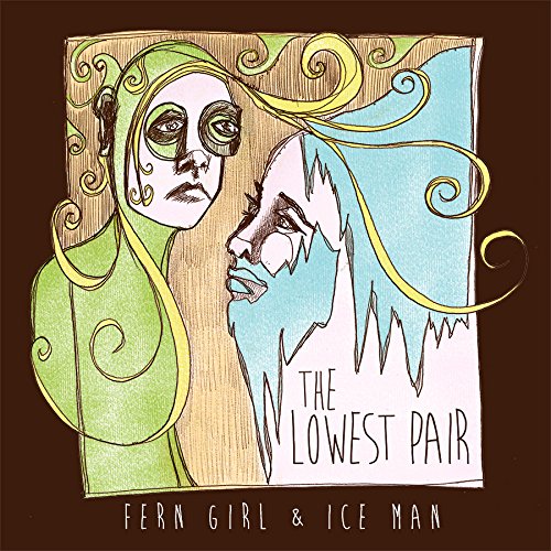 Album cover art featuring two illustrated figures with flowing hair against a brown background.