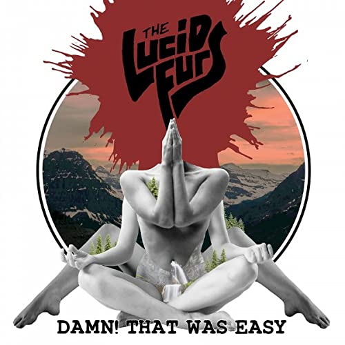Album cover featuring a meditating figure with multiple arms against a mountain sunset background.
