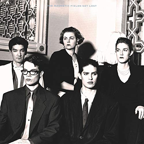 Black and white CD cover featuring four formally dressed people.