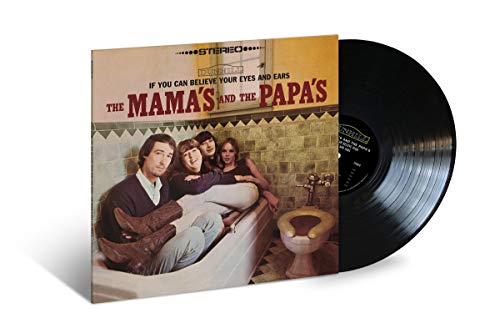 The Mamas & The Papas album cover and black vinyl record.