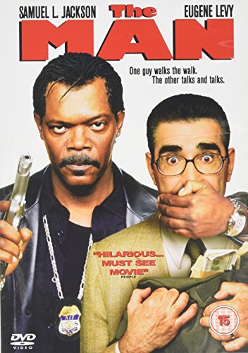 DVD cover for "The Man" featuring Samuel L. Jackson and Eugene Levy.