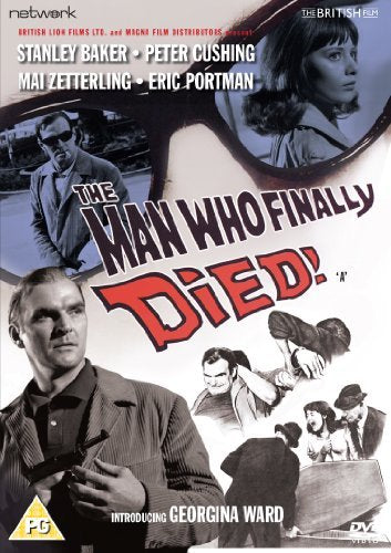 DVD cover for "The Man Who Finally Died" featuring film stills.