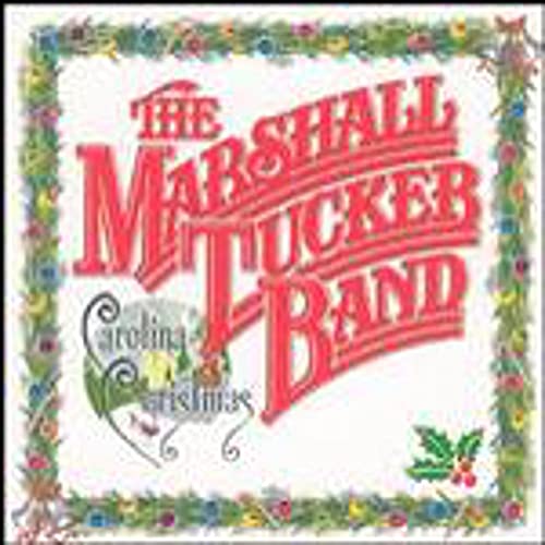 CD cover for The Marshall Tucker Band’s “Carolina Christmas” with festive border.