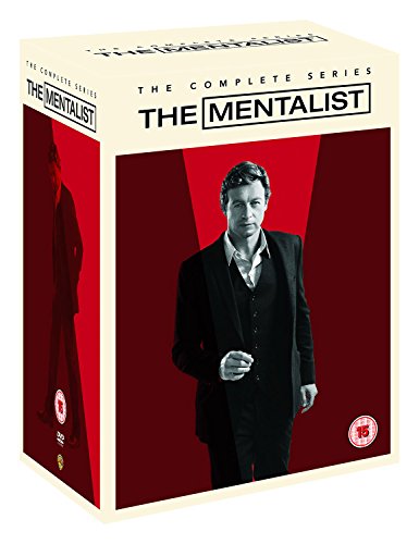 DVD box set for "The Mentalist" featuring Patrick Jane's portrait.
