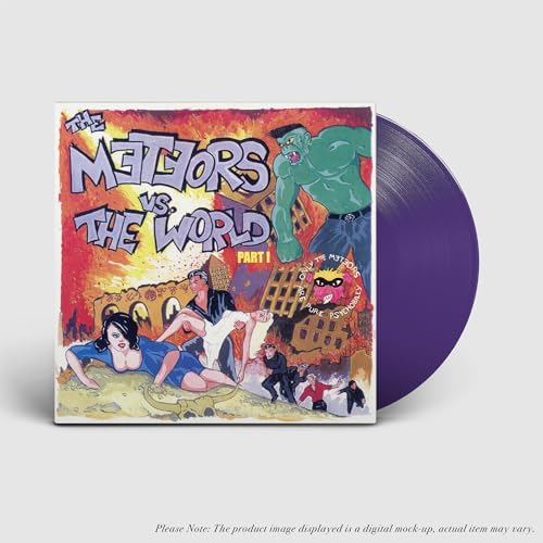 Vinyl record of The Meteors’ “Vs. The World Part I” album cover.