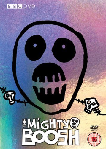 DVD cover featuring a hand-drawn black skull character against a colorful, textured background.