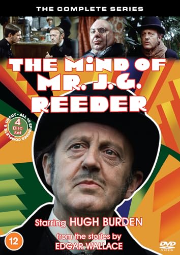 DVD cover for "The Mind of Mr J.G. Reeder" featuring Hugh Burden.