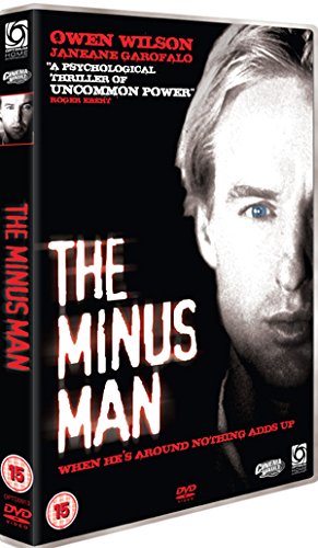 DVD cover for The Minus Man featuring a close-up of Owen Wilson's face.