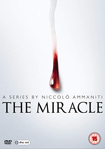 DVD cover for The Miracle featuring a single drop of blood against white background.