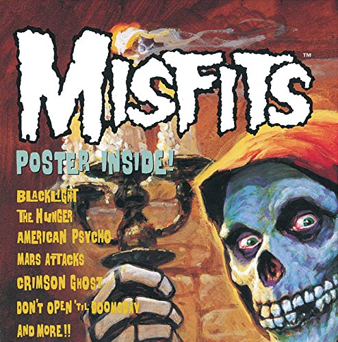 The Misfits album cover with a skull wearing a hood and holding a candelabra.