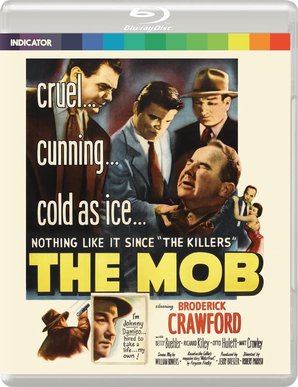 "Blu-ray case for 'The Mob' with men in suits on the cover."