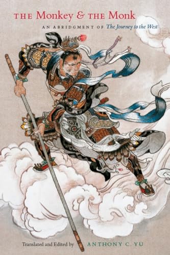 Book cover depicting a warrior monkey with a staff, amidst clouds.