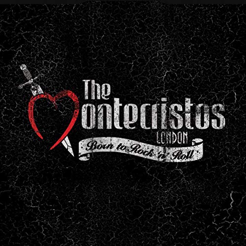 CD cover for “The Montecristos - Born To Rock N Roll” with heart and sword.