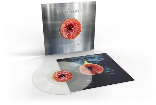Vinyl record and sleeve for The Moonlandingz album, featuring a fig.