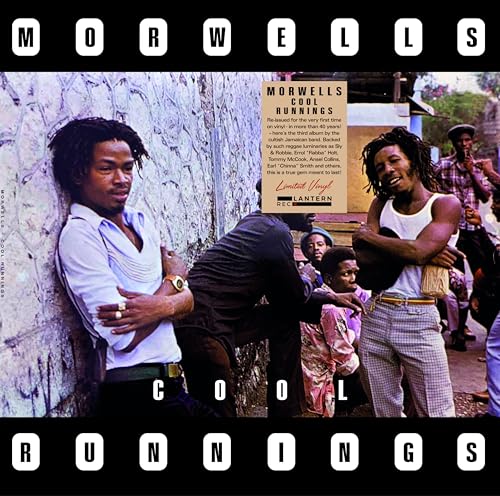 Vinyl cover art featuring The Morwells posing against a stone wall.