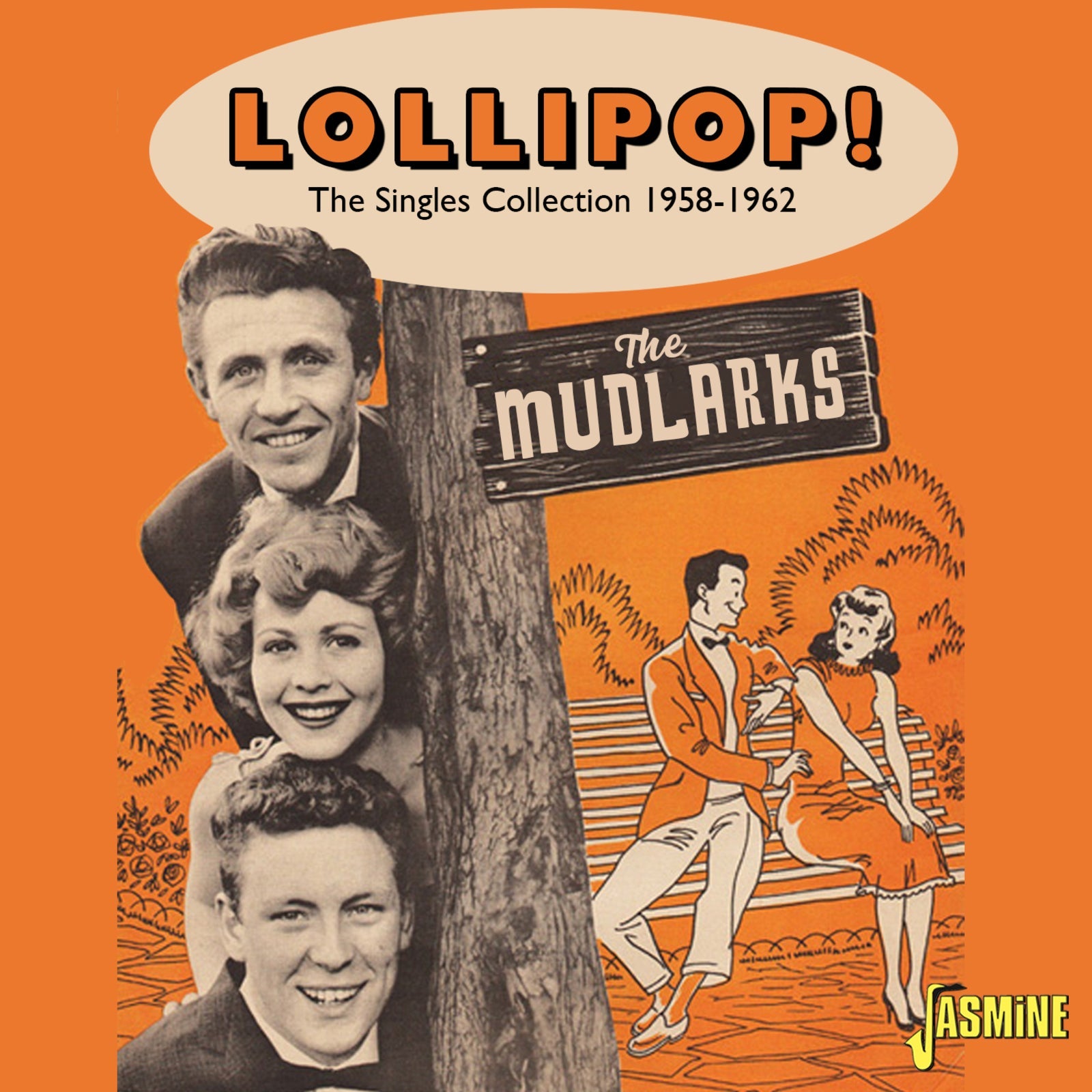 CD cover for The Mudlarks’ “Lollipop!” singles collection, 1958-1962.