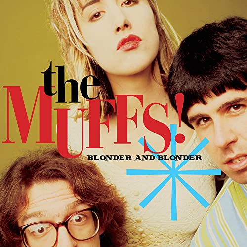 CD cover for The Muffs’ “Blonder and Blonder” featuring three people.