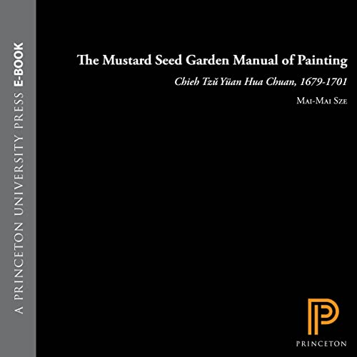 Black book cover with white text: “The Mustard Seed Garden Manual of Painting.”