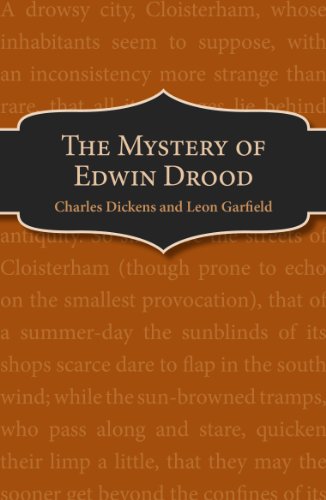 Book cover for “The Mystery of Edwin Drood” by Charles Dickens.