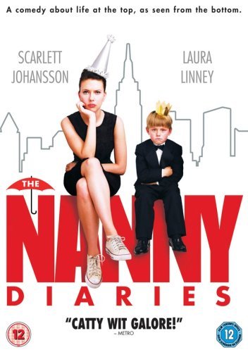 DVD cover for "The Nanny Diaries" featuring Scarlett Johansson and a young boy.