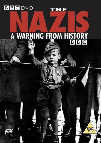 DVD cover for “The Nazis: A Warning From History” with a young boy.
