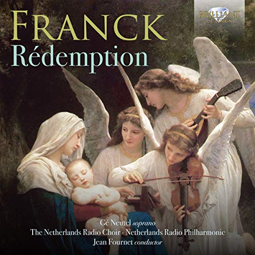CD cover featuring angels playing instruments around a woman holding a baby.
