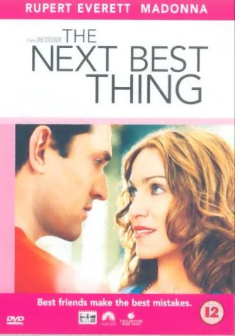DVD cover for “The Next Best Thing” featuring Rupert Everett and Madonna.