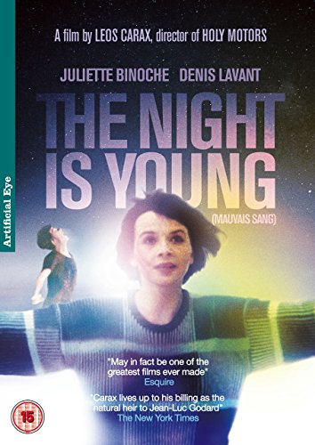 DVD cover for “The Night Is Young” featuring Juliette Binoche.