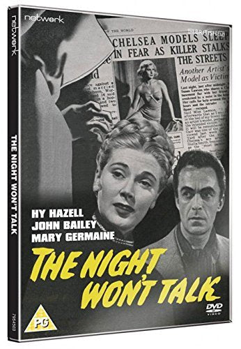 DVD cover for "The Night Won't Talk" featuring film stills and actors.