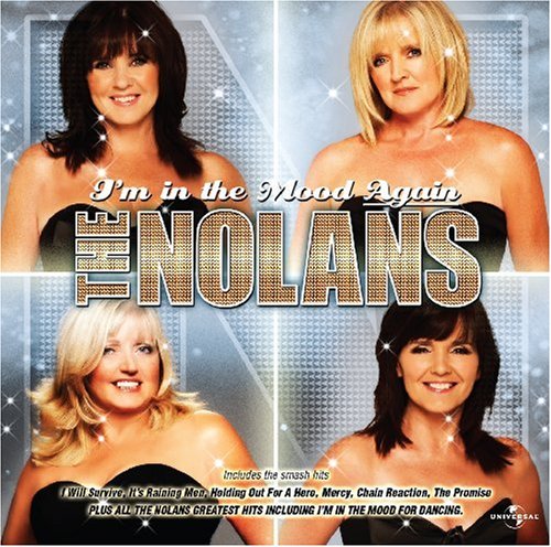 CD cover for The Nolans' “I’m In The Mood Again” featuring four smiling women.