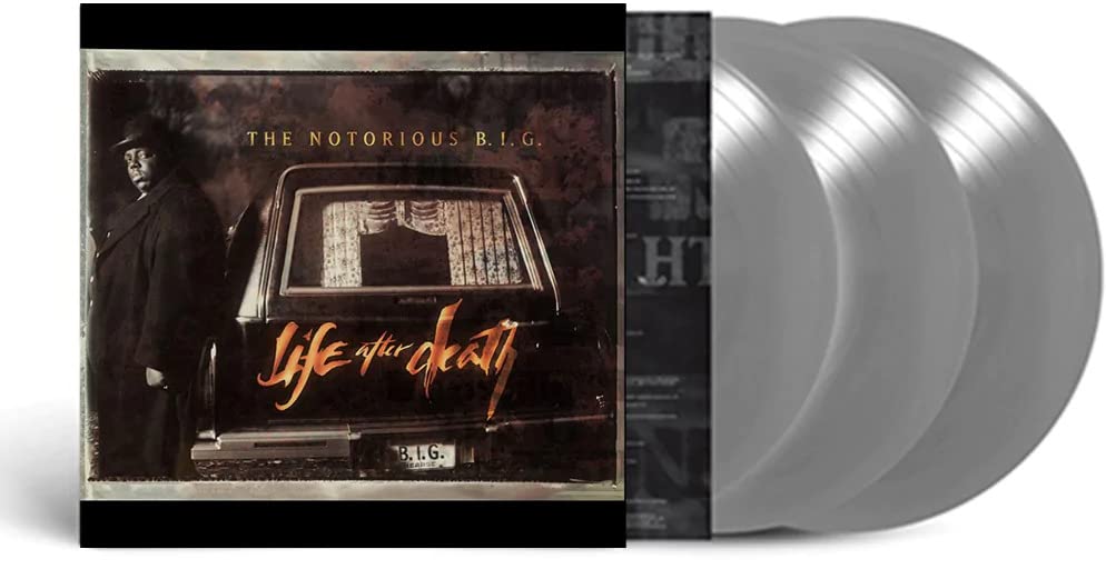 The Notorious B.I.G.'s "Life After Death" double vinyl record album.