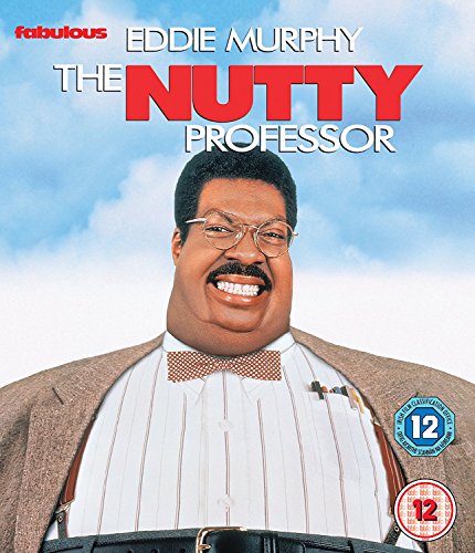 Blu-ray cover featuring Eddie Murphy as The Nutty Professor against a blue sky background.