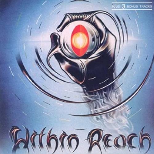 CD cover: a dark hand holding a glowing, stylized eye with swirling lines.