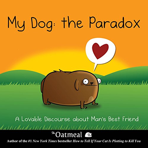 Book cover with cartoon dog and heart, titled "My Dog: the Paradox.