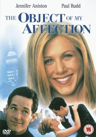 DVD cover for "The Object of My Affection" featuring Jennifer Aniston.