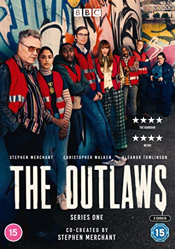DVD cover for “The Outlaws” featuring a group in high-vis vests.