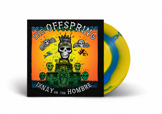 The Offspring’s “Ixnay On The Hombre” vinyl LP with marbled yellow record.