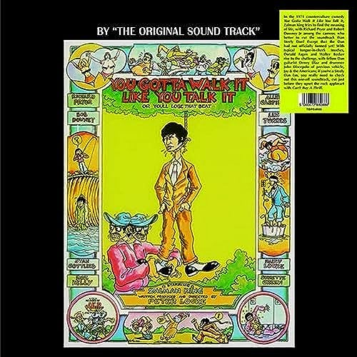 Vinyl record cover for “You Gotta Walk It Like You Talk It” with cartoon illustrations.
