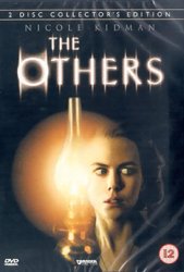 DVD cover for "The Others" featuring Nicole Kidman and a lit lantern.