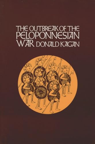 Book cover: “The Outbreak of the Peloponnesian War” with ancient soldiers.
