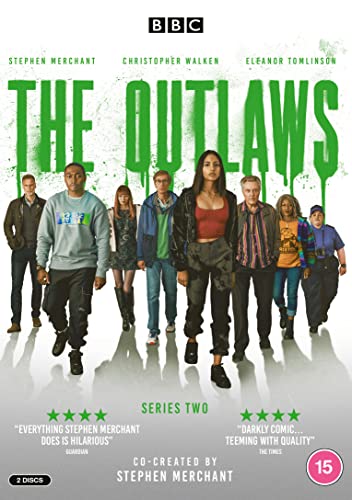 DVD cover for The Outlaws Series 2 featuring a group of people walking forward.