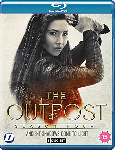 Blu-ray cover for "The Outpost" Season 4, featuring a woman with dreadlocks.