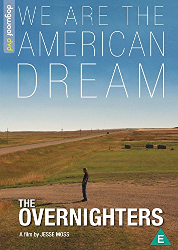 DVD cover for "The Overnighters" showing a lone figure on a road.