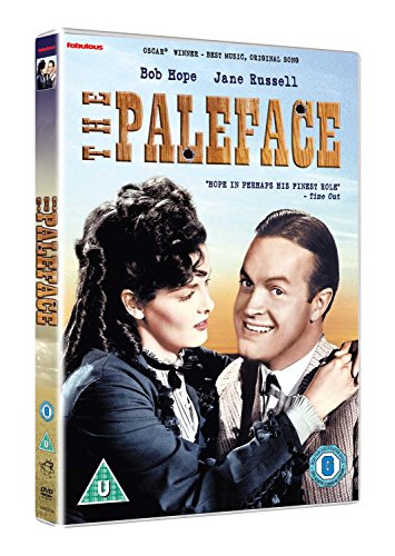 DVD case for "The Paleface" featuring Bob Hope and Jane Russell.