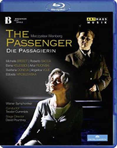 Blu-ray cover for "The Passenger" opera, featuring two portraits.
