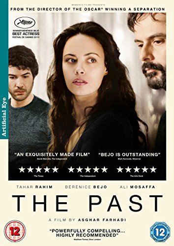 DVD cover for “The Past” featuring three actors in a dramatic scene.