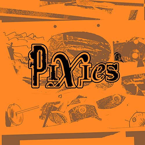 The Pixies album cover, orange background with black and brown graphics.